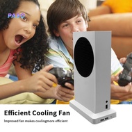 PASO_1 Set Host Cooling Fan Heat Dissipation High-speed Dual Fan One Key Switch Console Heat Sink Xbox S