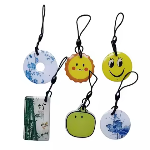 1Pcs 125KHz ID Rewritable Writable Dropping Glue Keyfobs RFID Smart Token Tag EM4305 T5577 Access Co