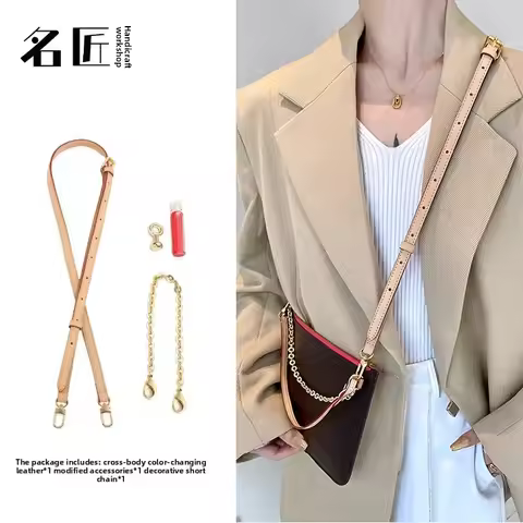 Extended Chain Shoulder Strap Underarm Crossbody Bag Modification Accessory for Master Crafted LV Ne
