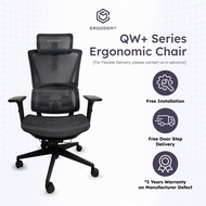 Ergoseat QW+ Series Ergonomic Office Chair Adjustable Lumbar Support Computer Study Chair