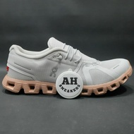 Cloud 5 white brown running shoes