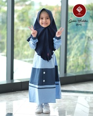 Gamis Anak Falisha Kids Plus Hijab (usia 2-6 thn) ANV