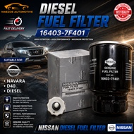 ORIGINAL NISSAN NAVARA D40 DIESEL FUEL FILTER 16403-7F401/ 16403-7F40A