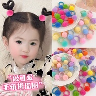 AC130 Mini Pompom Children's Hair Bands 1 set