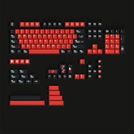 142 Keys Persona 5 Black Red Japanese Keycaps Cherry profile PBT Dye Sublimation Keycap For MX Switch Mechanical Keyboard GK61/68/75/84/87 ISO Enter