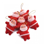 MERAH GANTUNGAN Small Red santa Decorations 6-pack santa Decorations Christmas Decorations Christmas