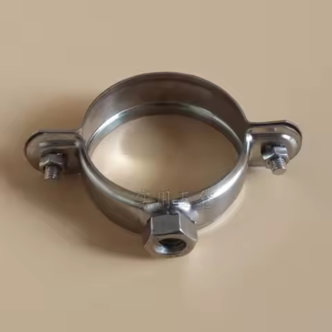 20-200MM 2Pcs Stainless Steel Pipe Clamp PPR Water Supply Hanger Clamp Fixing Pipe Bracket PVC Pipe 