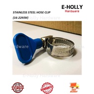 EHOLLY High Quality Stainless Steel Hose Clip (16-22MM) / Garden Hose Clip/ Hose Clamp
