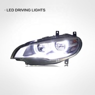 High Quality Headlight Plug And Play LED Angel Eye Head Lamp Light Assembly For BMW X6 E71 2008-2014