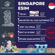 SINGAPORE ESIM TRAVEL【4G/5G🔥】【3GB/5GB/10GB/20GB/30GB/50GB】【5/7/10/15/30Days】