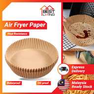 Air Fryer Paper Disposable Baking Papers Non-Stick Kertas Air Fryer