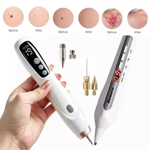 Professional 9‑Level LCD Display Fibroblast Plasma Pen Eyelid Lifting Skin Tag Dark Spot Mole Wart R
