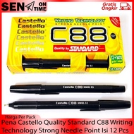 CASTELLO C88 STANDARD BRAND PEN BALLPOINT BALLPOINT MARKER STRONG NEEDLE POINTING TECHNOLOGY INK 0.5