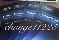 全新 2025 FRM Part 1 / 2 Kaplan Schweser Notes