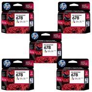 HP 678 Tri-Colour Ink Cartridge 5 Units