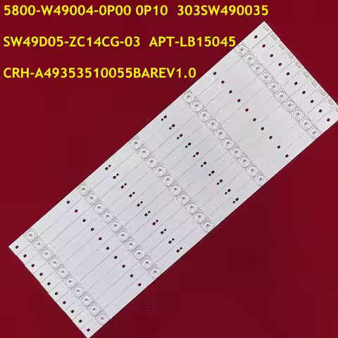 5set LED Backlight 5 lamps CRH-A49353510055BAREV1.0 5800-W49004-0P10 0P00 SW49D05-ZC14CG-03 49G6 49U