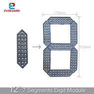 735 12 Inch 7 Segment Outdoor Waterproof Digital Number Board Para Sa LED Gas Station Electr