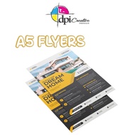 ! A5 ! FLYERS PRINTING [ Simili 80gsm | Art Card 157gsm ] Custom / Own Design Flyers