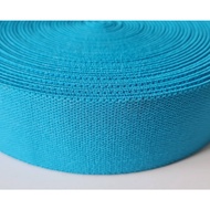 Bright Blue Nylon Elastic Band Size 1 1/4 Inch Soft Texture Length 1 Yard (90 Cm) Men's Underwear An