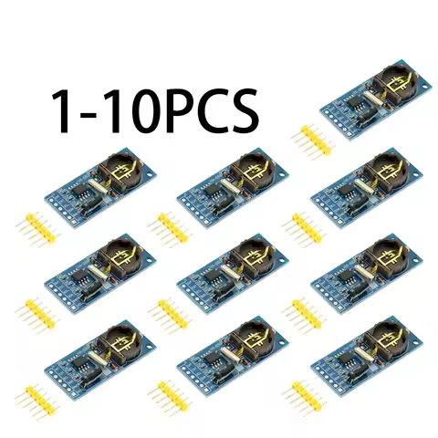1-10PCS PCF8563 PCF8563T 8563 IIC Real Time Clock RTC Module Board Good Than DS3231 AT24C32 (Without
