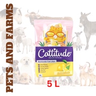 CATTITUDE PREMIUM CAT LITTER BENTONITE CAT LITTER LEMON 5 LITERS
