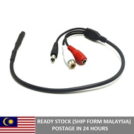 CCTV Microphone Mic Spy Hidden Mini Audio Sound Monitor For CCTV CAMERA DVR Security System