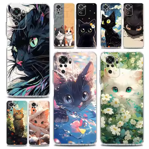 Phone Case For Xiaomi Redmi Note 13 12 5G 9S 9 8 10 11 Pro Plus 4G 9T 13C 12C10C 9C 9A 7 Cover carto