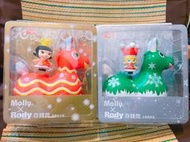 全新 全家 FamilyMart Molly x Rody 跳跳馬存錢筒 熱鬧新年版 + 冰晶聖誕版