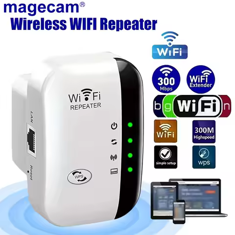 Magecam 300Mbps Wireless WIFI Repeater Remote Wifi Extender WiFi Amplifier WiFi Booster Repetidor Am