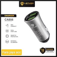 Batok Saver/Car Charger 2 USB 2.4A CA-856 Car Charger Fast ChargingLENYES