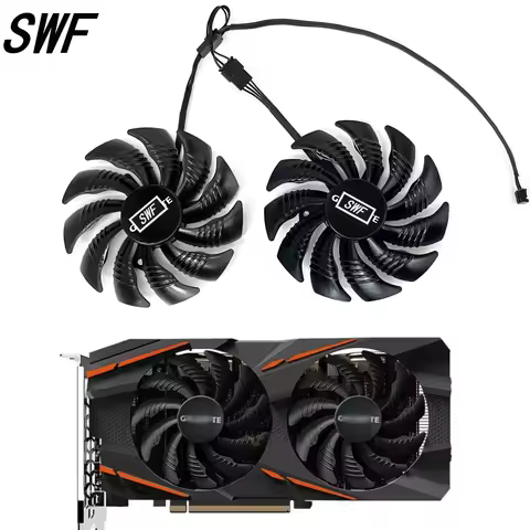 88MM T129215SU PLD09210S12HH 4Pin Cooling Fan For Gigabyte GTX 1050 1060 1070 960 RX 470 480 570 580
