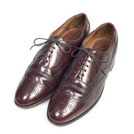 USED/80s 90s Vintage USA Model Bostonian Size 9D B 26.5 27.0cm Full Brogue Dress Shoes Brown