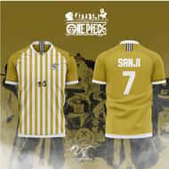 Bandai | 2026 NEW The One Piece Collaboration Football Jersey Features The "SANJI" Logo and The Numb
