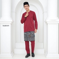 🔥 PLUS SIZE 🌸BAJU MELAYU DEWASA TELUK BELANGA 🌸 BAJU MELAYU JOHOR / LEHER BULAT CUTTING TRADISIONAL