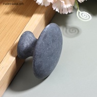 ruieraaaPET 1Pc Smooth Mushroom Shape Face Massage Stone Lava Basalt Hot Stone For Spa Massage Thera