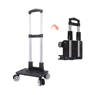 Light Foldable Trolley Cart With Wheels | Universal Backpack Grocery Shopping Bag Cart Bracket - SG 