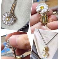 Kpop Idol G-DRAGON Metal Lightstick Charm Necklace