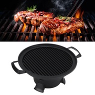 Hibachi Grill  Tabletop Portable Die Cast Aluminum Food Grade for Picnic Camping Nonstick Japanese S