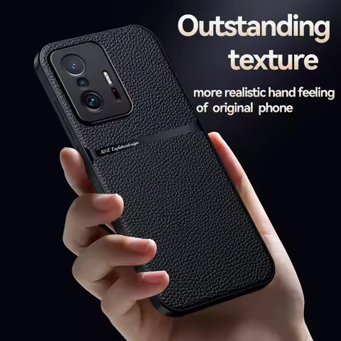 For xiaomi 11t pro case magnetic leather shockproof protection back cover for xiaomi 11t mi11t mi 11
