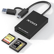 XQD SD Card Reader, USB Type C to Conversion Compatible with SONY G/M Series, Lexar 2933x/1400x marked cards, SD/SDHC...