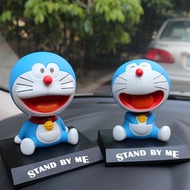 Doraemon car accessories,car doll decoration, cartoon shake head doll, car decoration, blue fat car 