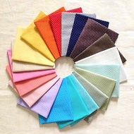 [Fabric Fanatics]100% Cotton Mini Polkadot Checker Patchwork Quilting DIY Fabric