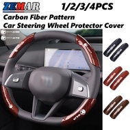Proton Universal Car Steering Wheel Cover Carbon Fiber Pattern Car Steering Wheel Protector Cover An