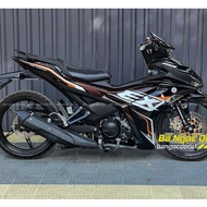 EX removable sticker for Exciter 155 Ex155 in Black Brown