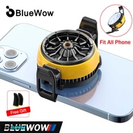 BlueWow Metal Sheets Cooling Fans Mobile Silent Cooler Adjustable Cell Phone Gaming Radiator Para sa