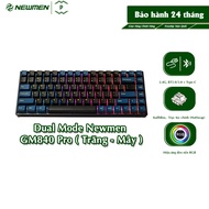 Bàn Phím Cơ Không Dây Dual Mode Newmen GM840 Pro(Phiên Bản Trăng-Mây Đặc Sắc)84 PhímHotswapKeycap PB