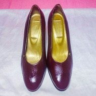 Sepatu Slip On Aigner Wanita Kulit Second Branded Preloved