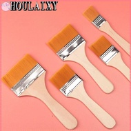 HOULAIXY Oil Paint Brush, Wood Handles Watercolor Paint Drawing Hair Painting Brush,  Multifunctiona