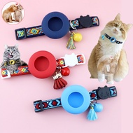 【Huahua】COD สําหรับ AirTag ปลอกคอแมว มีเข็มขัดนิรภัย พร้อมกระดิ่ง สามารถปรับได้ สําหรับ Airtag สัตว