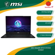 MSI Stealth 18 AI Studio A1VGG 009- 18" UHD+ Mini LED IPS/Intel U-9 185H/32GB DDR5/2TB SSD/RTX4070/W